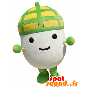 Dongurin mascotte, l'uomo con una corona gialla e verde - MASFR27158 - Yuru-Chara mascotte giapponese