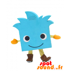 Reed Pooh mascot, blue pool, giant ice block - MASFR27163 - Yuru-Chara Japanese mascots