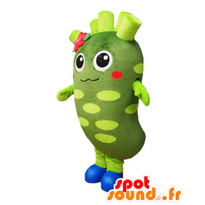 Wasapi maskot, grøn peberrodsrod, wasabi - Spotsound maskot