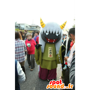 Mascot AzumaOmi Gao, Hexe, Teufel mit Reißzähnen - MASFR27177 - Yuru-Chara japanischen Maskottchen