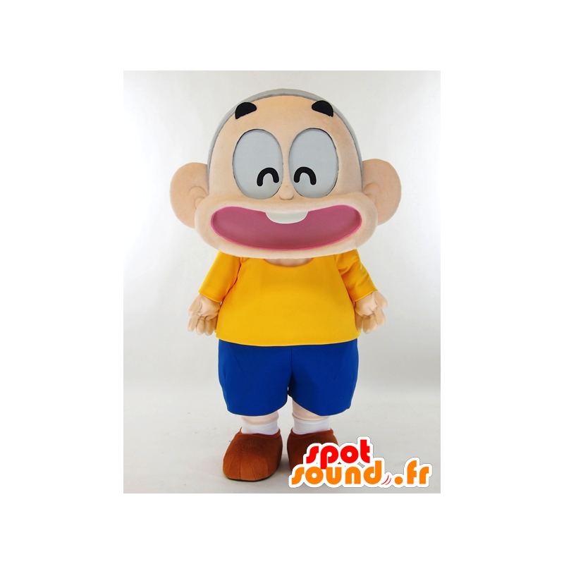 Mascot Bonchikun, grappige jongen met een grote glimlach - MASFR27182 - Yuru-Chara Japanse Mascottes