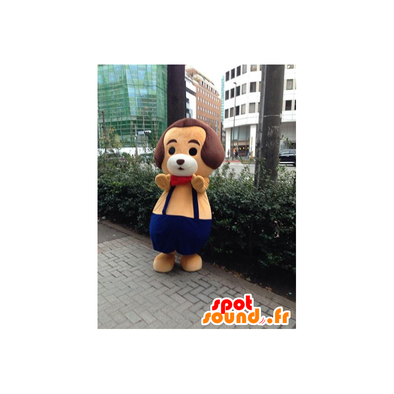 Goethe-kun mascot, orange and brown dog with overalls - MASFR27185 - Yuru-Chara Japanese mascots