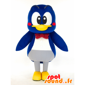 Mascot Bluebird, gray, white and very cute yellow - MASFR27186 - Yuru-Chara Japanese mascots