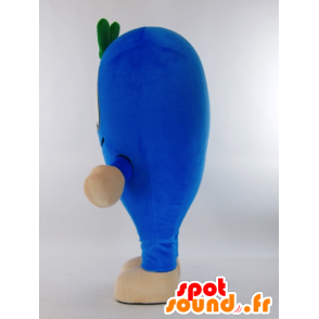 Mascot Asumon, blauwe en groene jongen met grote ogen - MASFR27190 - Yuru-Chara Japanse Mascottes