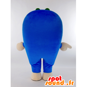 Mascot Asumon, blauwe en groene jongen met grote ogen - MASFR27190 - Yuru-Chara Japanse Mascottes