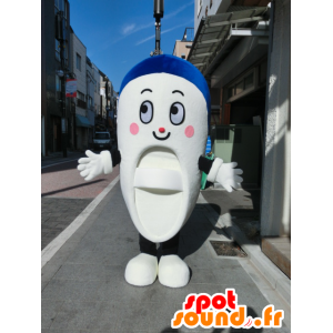 Mascot Uwabakikun, bílé boty a modré obří - MASFR27195 - Yuru-Chara japonské Maskoti