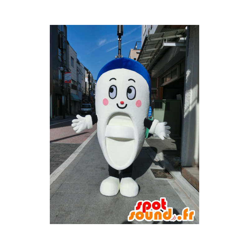 Mascot Uwabakikun, hvite sko og blå gigant - MASFR27195 - Yuru-Chara japanske Mascots