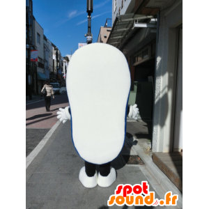 Uwabakikun maskot, kæmpe hvid og blå sko - Spotsound maskot