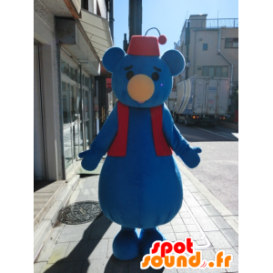 Pukupuku mascot, teddy to look sad, with a big nose - MASFR27196 - Yuru-Chara Japanese mascots