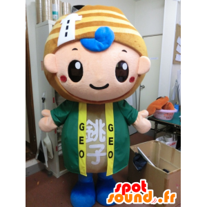 Mascot Jiotcho de Choshi Geopark, dreng med et fyrtårn -