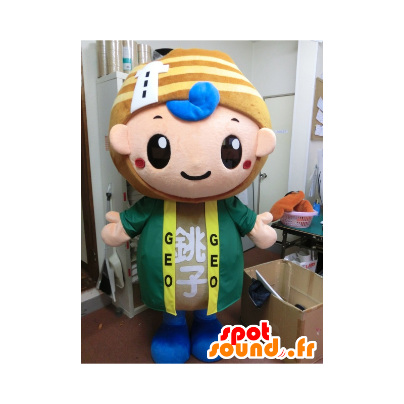 Maskot Jiotcho de Choshi Geopark, pojke med en fyr - Spotsound