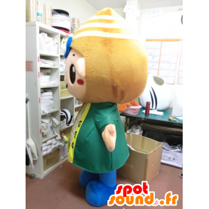 Jiotcho Choshi Geopark mascotte ragazzo con un faro - MASFR27197 - Yuru-Chara mascotte giapponese