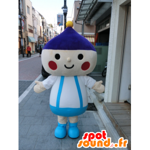 Mascot Arabun al-kun, un muchacho con el sombrero y overol - MASFR27201 - Yuru-Chara mascotas japonesas