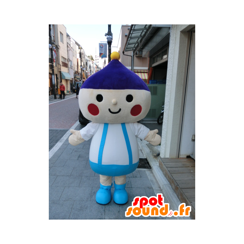 Mascot Arabun al-Kun, ein Junge mit Hut und Overalls - MASFR27201 - Yuru-Chara japanischen Maskottchen