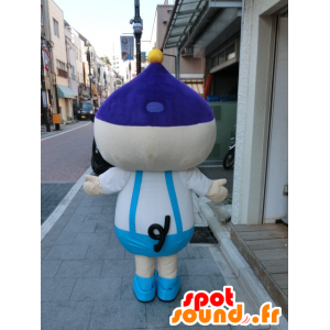 Mascot Arabun al-kun, un muchacho con el sombrero y overol - MASFR27201 - Yuru-Chara mascotas japonesas