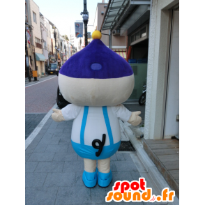 Mascot Arabun al-kun, a boy with hat and overalls - MASFR27201 - Yuru-Chara Japanese mascots