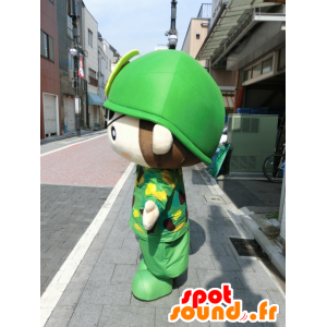 Mascot Masamune-kun, militære, land soldat - MASFR27203 - Yuru-Chara japanske Mascots