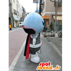 Mascotte de Uchi, personnage futuriste avec une cape - MASFR27205 - Mascottes Yuru-Chara Japonaises