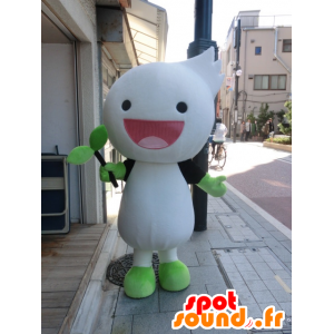 Mascotte Techno-kun, bianco e verde - MASFR27206 - Yuru-Chara mascotte giapponese