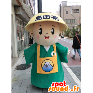 Té de la mascota Shimada Ei, japonés con un delantal y un sombrero - MASFR27207 - Yuru-Chara mascotas japonesas