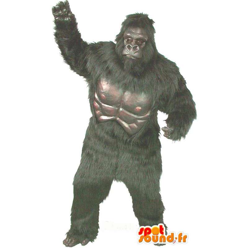 Giganten gorilladrakt, veldig realistisk - MASFR007017 - Maskoter Gorillas