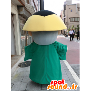 Mascot Ei thee Shimada, Japan met een schort en een hoed - MASFR27207 - Yuru-Chara Japanse Mascottes