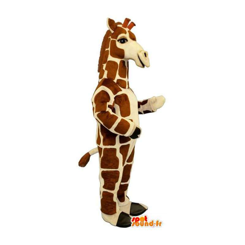 Vakker og realistisk giraff maskot - MASFR007018 - Maskoter Giraffe