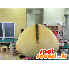 Mascotte Todorokki, pugile di colore giallo con guanti e pantaloncini - MASFR27212 - Yuru-Chara mascotte giapponese