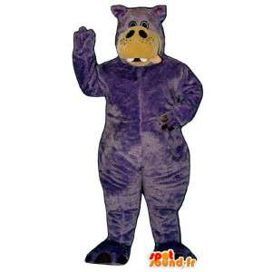 Costume d'hippocampe violet. Mascotte hippocampe - MASFR007019 - Mascottes de l'océan