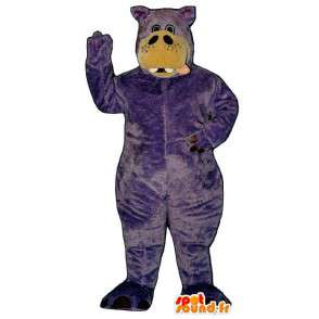 Caballito de mar púrpura del traje. Hipocampo Mascot - MASFR007019 - Mascotas del océano