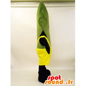 Enzo Maskottchen, Riesen Grünalge mit einem gelben Overall - MASFR27227 - Yuru-Chara japanischen Maskottchen