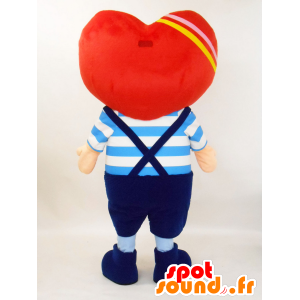 Mascota Ato-kun, gran corazón rojo y la sonrisa gigante - MASFR27228 - Yuru-Chara mascotas japonesas