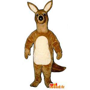 Mascotte de kangourou mignon et réaliste - MASFR007023 - Mascottes Kangourou
