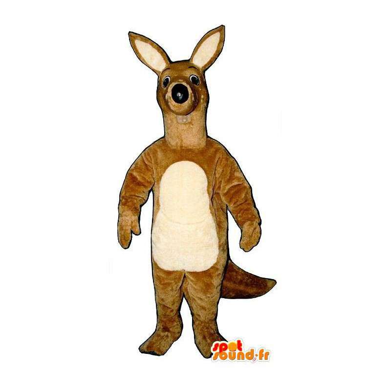 Bonito e realista mascote canguru - MASFR007023 - mascotes canguru