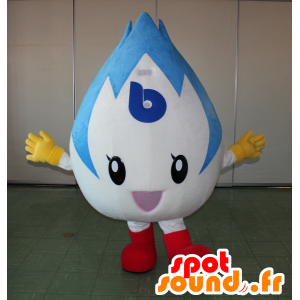 Maskot Ayaka tsu, modrý plamen a white gas - MASFR27231 - Yuru-Chara japonské Maskoti