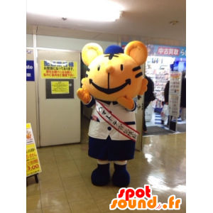 Mascotte de Hamatora Toranka kun, tigre orange et noire - MASFR27233 - Mascottes Yuru-Chara Japonaises