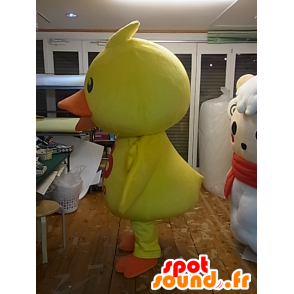 Mascot Fleet-kun, e pato gigante amarelo e laranja engraçado - MASFR27236 - Yuru-Chara Mascotes japoneses