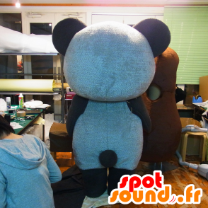 Mascot Kumataro, grande urso de peluche azul - MASFR27237 - Yuru-Chara Mascotes japoneses