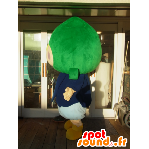 Mascotte de Kun Pakumu, garçon blond avec un légume sur la tête - MASFR27241 - Mascottes Yuru-Chara Japonaises