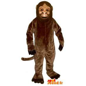Braun Affe Maskottchen sehr realistisch - MASFR007026 - Maskottchen monkey