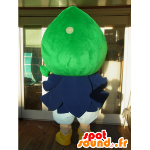 Maskot Kun Pakumu, blondýna chlapec s zeleninou na hlavě - MASFR27241 - Yuru-Chara japonské Maskoti