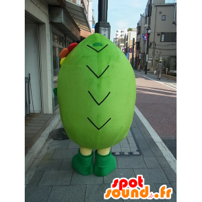 Mascot MiyaRin, groen man, reuze groente met een bloem - MASFR27245 - Yuru-Chara Japanse Mascottes