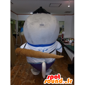 Mascot Yasutaro, peixe grande cinza, carpa gigante - MASFR27246 - Yuru-Chara Mascotes japoneses