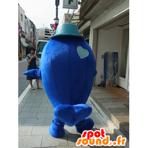 Akuan mascot, blue and red, giant whale - MASFR27247 - Yuru-Chara Japanese mascots