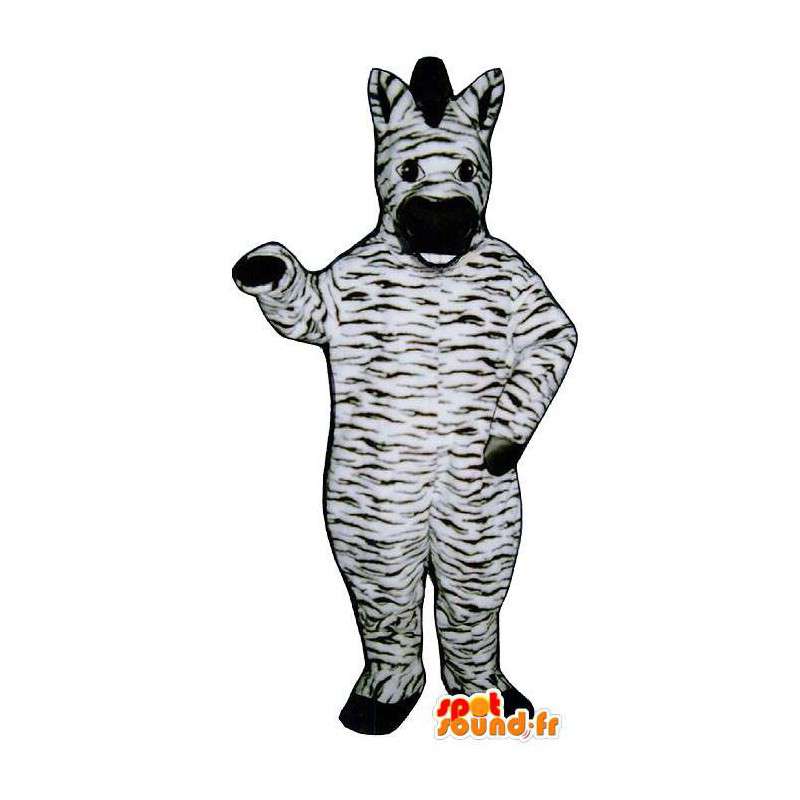 Zebra kostyme. Zebra Mascot - MASFR007030 - jungeldyr