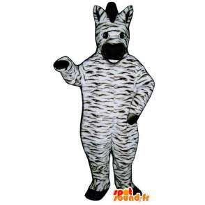 Zebra-Kostüm. Zebra-Maskottchen - MASFR007030 - Die Dschungel-Tiere