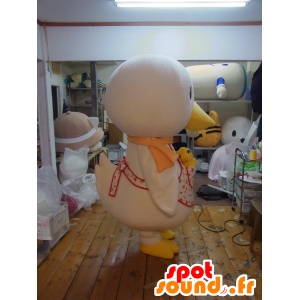 Mascot Stella. Mascot gans, eend met haar kleine - MASFR27256 - Yuru-Chara Japanse Mascottes