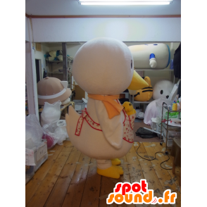Mascotte de Stella. Mascotte d'oie, de canard avec son petit - MASFR27256 - Mascottes Yuru-Chara Japonaises