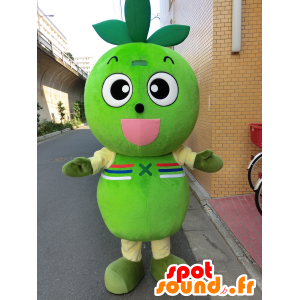 Mascot SasaTaro, groene man met bladeren op het hoofd - MASFR27258 - Yuru-Chara Japanse Mascottes