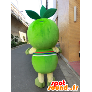 Mascota SasaTaro, hombre verde con las hojas en la cabeza - MASFR27258 - Yuru-Chara mascotas japonesas